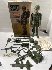 Vintage 1960’s Stony Stonewall Smith The Battling Soldier by Marx #2050 Rare