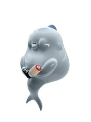 SHARK! VINYL FIGURE BY SAD SALESMAN
