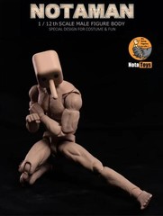 1/12 Notaman NT-0 Male Flexible Body Strong Muscular Square Head 16.5cm Figure