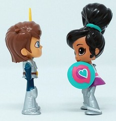 Princess Knight Nella & Garrett 3.5″ figures 2017 2018 Viacom Nickelodeon