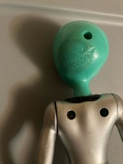 Vintage Rare Lot Of 90s Area 51 Alien Action Figures UFO Silver Green