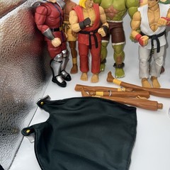 Jada Toys Street Fighter Lot Of 9 Figures And Accesories