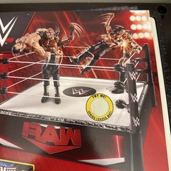 WWE Superstar Ring 14″ Spring-Loaded Mat Pro-Tension Ropes 4 Events in 1 Playset