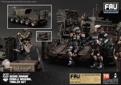 ACID RAIN /ANNEX 2179 1/18: 303rd Marine Mobile Arsenal Trailer Set *USA Seller*