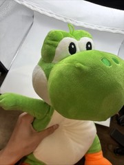 Giant 16″ Yoshi Plush Toy Super Mario Bros Nintendo Stuffed Animal NEW