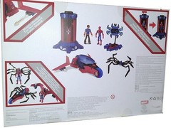 Marvel Spider-Man Crime Lab Play Set w Action Figure 2-Pack Disney Store ToyBox
