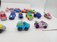 Paw Patrol True Metal Neon Rescue /Vehicles Diecast Lot Of 5