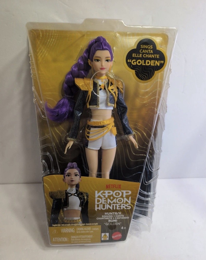 Mattel KPop Demon Hunters HUNTR/X Rumi Golden Singing Doll Mattel