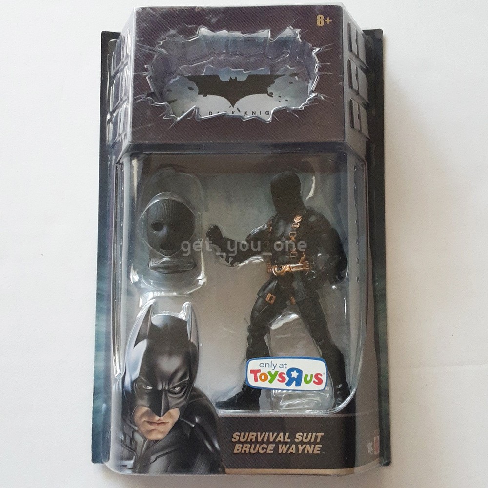 NEW Batman The Dark Knight Survival Suit Bruce Wayne Action Figure Exclusive