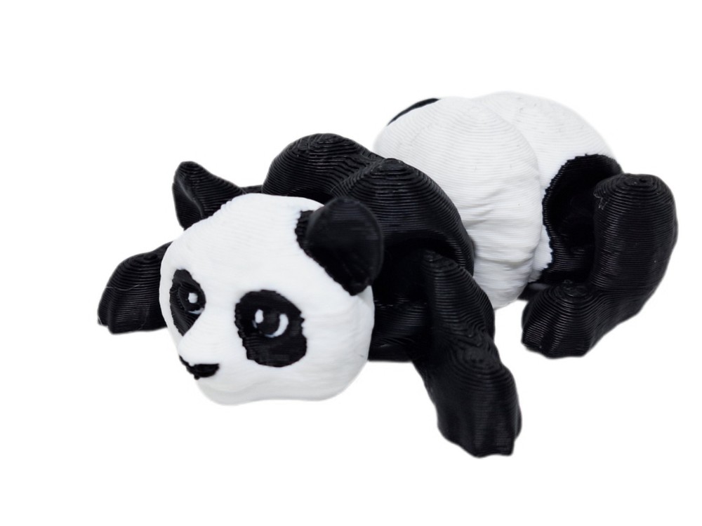 Fleximech Baby Panda Articulated 3d Printed 3″ baby Bear Fidget Toy Figure