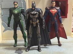 3 Mattel DC Comics Unlimited Injustice 6″ Figures Green Lantern Batman Superman