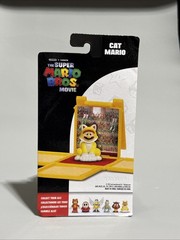 Jakks Pacific Super Mario Bros Movie Cat Mario 1.25 in Mini Figure%