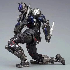 Amazing Yamaguchi Revoltech Arkham Knight Batman Action Figure-Brand New in Box