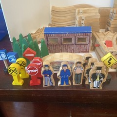 Thomas & Friends Wood Railway Track Road & Accessories Lot Of 175+ Vintage 2001