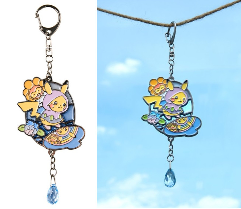 POKEMON SUNCATCHER Keychain Acrylic, Metal 16.5 cm POKEMON CENTER