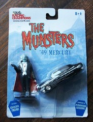 Grandpa Munster Figures Diecast Cars 1949 Mercury Lot of 2 Monster Hot Rods 1/64