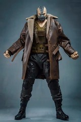 1/10 Windbreaker Coat heroes Bane Fur Long For 7inch Soldier Action Figure Body