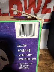 QUEST TOYS ELECTRONIC Stretch Screamers GHOSTFACE GHOUL Rare W/ Collector’s Card