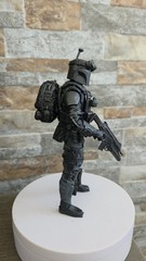 1/12 Boba Fett Black OPS Custom Repaint And Made Action Figure