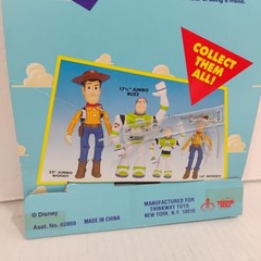 Rare NOS Toy Story Figure Doll SHERIFF WOODY NEW Disney Pixar Thinkway NIB 13″