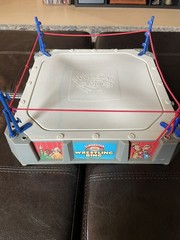 1990 Superstar Pro Wrestling Ring Toymax Partially Complete With Original Box