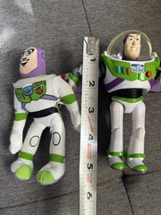 Disney Toy Story Buzz Lightyear 12 inch Action Figure & Small Plush (helmet)