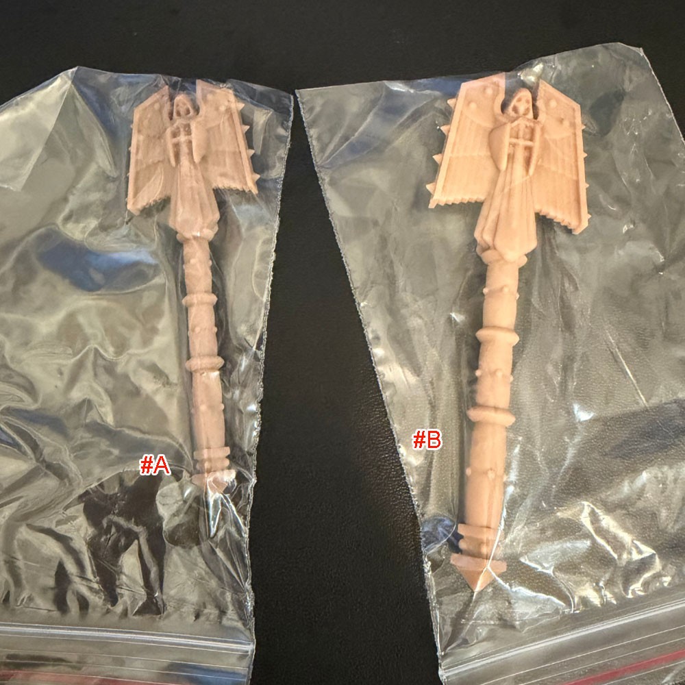 Unpainted Resin 3D Printed Weapon Model Figure Accessory For DIY Action Figure