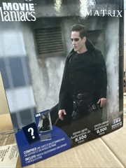 McFarlane Toys 2024 Movie Maniacs Neo Matrix WB Celebrating 100 Years 7” Figure
