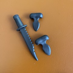 Coleco Rambo 1985 Weapons & Accessories Knife Belt Blades Stallone