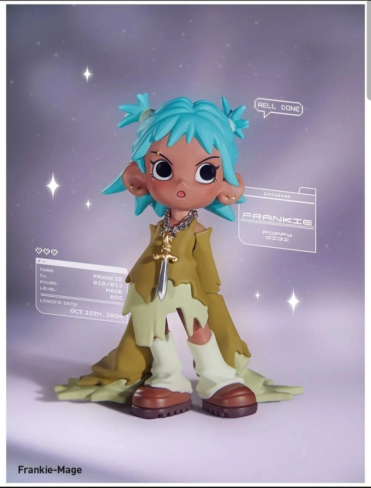 POP MART x Lil Peach Riot : Loading! Series Confirmed Frankie Mage Figure Doll