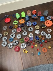 beyblade assorted lot some rare launchers metal plastic