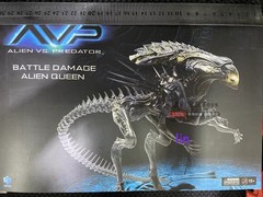 In Stock HIYA AVP Battle-Damaged Alien Queen 1:18 Ultra-Articulated Figure Model