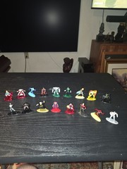 Jada DC Comics Nano Metalfigs Mini Figures Superheroes Die-Cast Metal Lot of 17