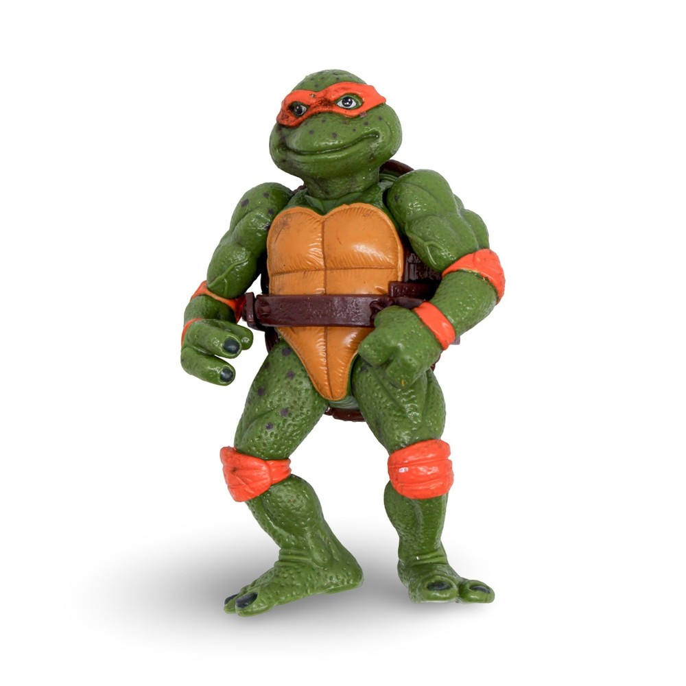 Playmates TMNT Michelangelo Action Figure Kids 4in Green Good
