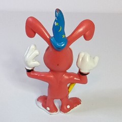 4 Vintage 1980s Dominos Pizza Avoid the Noid Bomb Advertising Mini Figure Set