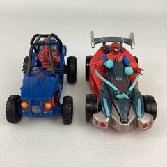 Marvel Amazing Spider-Man Zoom N Go Turbo Cruiser Capture Racer Cars Bundle Lot