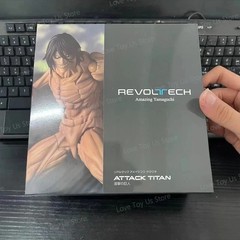 New Revoltech Amazing Yamaguchi Eren Jaeger Attack on Titan Action Figure Anime
