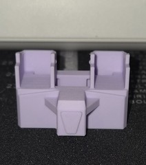 Transformers G1 Monstructor 3D Printed Replacement Waist Pastel Purple PLA