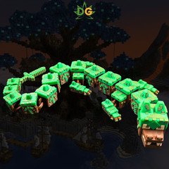 Articulated Earth Dragon Flexi – 3D Printed Pixelated Dragon Figure