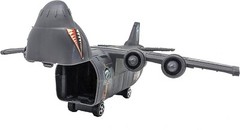 Toy Aircraft Carrier Cargo Plane 18 Warplane Fighter Jets and 6 Extra Vehicles