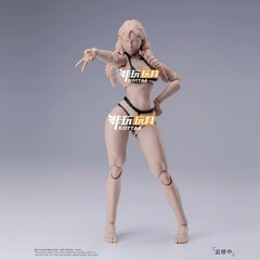 Notaman NT-04 1/12 Female Super Flexible Joint Girl Body & Head 6” Figure Model