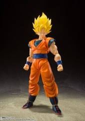 BANDAI S.H.FIGUARTS DRAGON BALL Z SUPER SAIYAN FULL POWER SON GOKU 140mm FIGURE