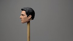 1:12 custom painted Tom Cruise, Ethan Hunt, Maverick, Top Gun, MI, head sculpt