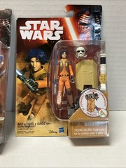 Lot Of Two Star Wars Rebels Action Figures Ezra Bridger, The Inquisitor