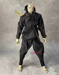 1/12 Men’s Japanese Ninja Samurai Combat Uniform Set Model For 6” Action Figure