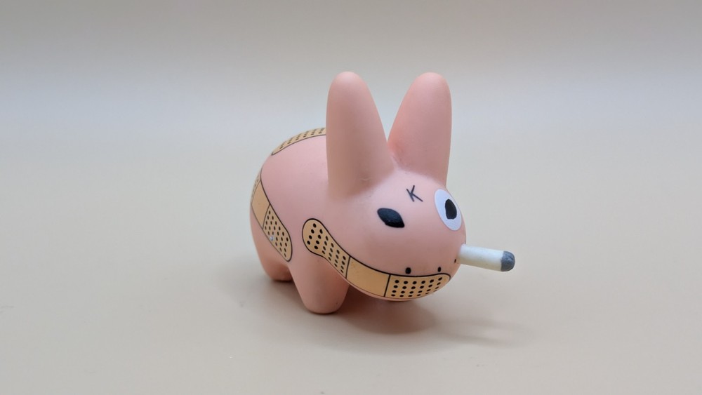 Kidrobot SMORKIN’ LABBIT Series 2 Band Aid Mini Vinyl Figure 1.5″ Kozik