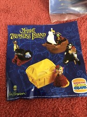 GONZO & RIZZO THE RAT Traction Car 1996 BK Muppets Treasure Island ( 1 Toy )