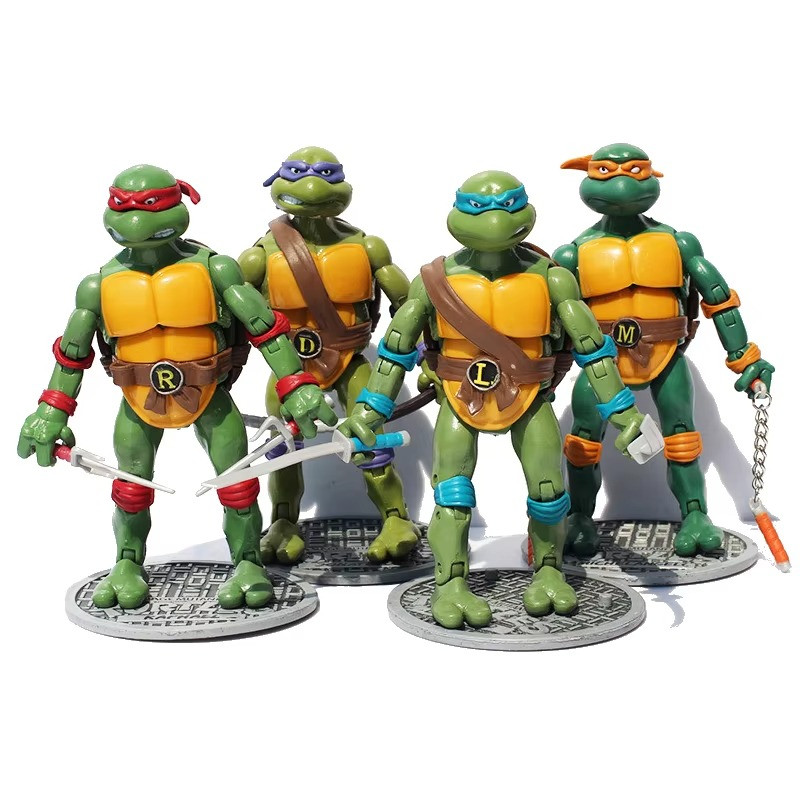 🐢 12CM 2014 Ninja Turtle Action Figures | TMNT Leonardo Donatello Michelangelo