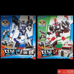 Rescue TOBOT SSEN & DOC Police Car Ambulance Tankerbot Transforming Robots set