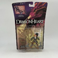 Dragonheart Kara with Axe Chopping Cart Kenner Action Figure 3.5″ Vintage 1995